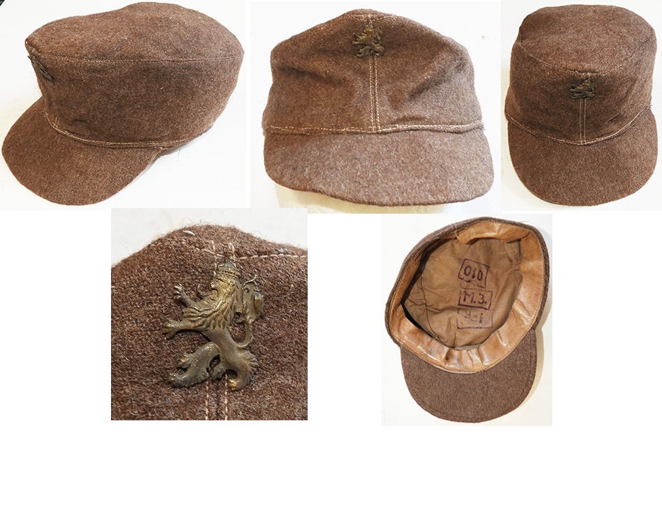 AXIS010. BULGARIAN WWII PANZER CREW M43 TYPE CAP