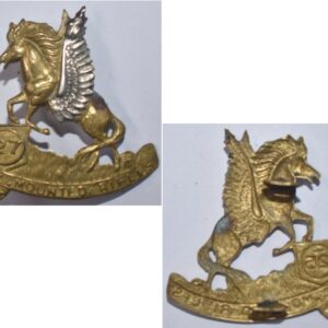 B04/203. PEGASUS WINGED HORSE low tail, cap badge - 27