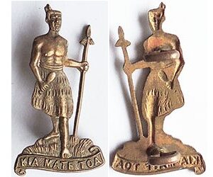 B06/088b. 8th (SOUTHLAND RIFLES) REGIMENT, right collar bronze