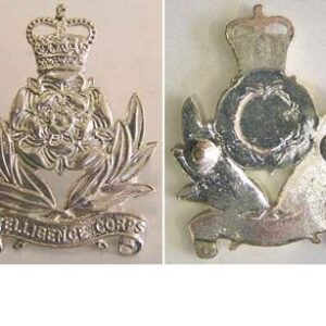 B08/181. NZ INTELLIGENCE CORPS British type cap screwback