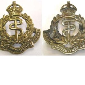 B08/217. ROYAL NZ MEDICAL CORPS brass cap badge, kings crown