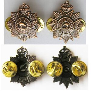 B08/306. NZ PERMANENT STAFF, pair current issue collars