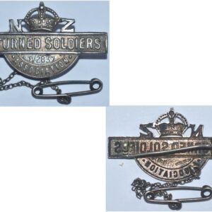 B11/038. LARGE NZ RETURNED SOLDIER’S ASSOCIATION BADGE - 8/2837