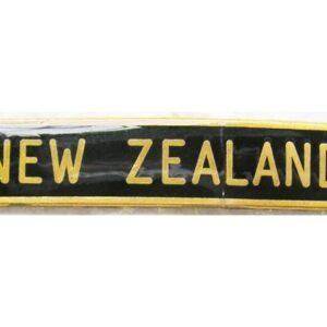 B12/024a. NEW ZEALAND on black, for RNZN, resin coated, solid