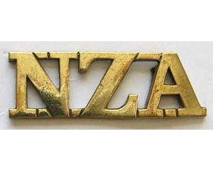 B12/045. NZA (New Zealand Artillery) straight