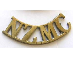 B12/077. NZMC curved (NZ Medical Corps), hexagonal lugs