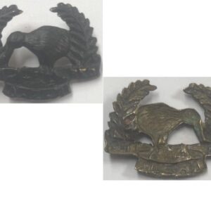 B06/039a. 4TH REGIMENT NZR with open ferns, left collar blackene