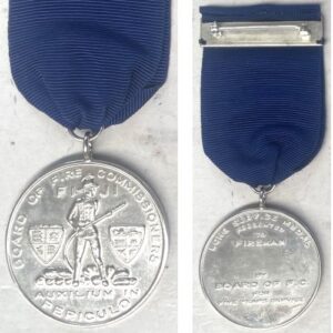 BC0530. FIJI BOARD OF FIRE COMMISSIONERS FIVE YEARS SERVICE MEDA