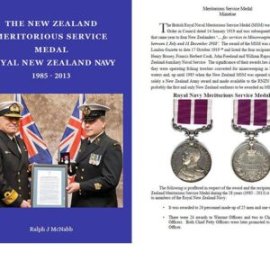 BK1022. THE NZ MERITORIOUS SERVICE MEDAL RNZN 1985-2013