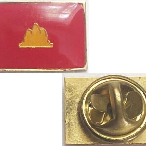 CAM154. KHMER ROUGE FLAG LAPEL PIN, 1.7mm across