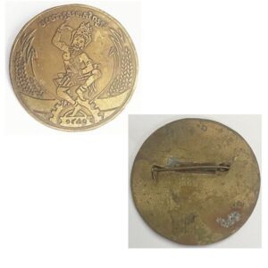 CAM222. P.R. KAMPUCHEA ARTS FESTIVAL 1980 BADGE