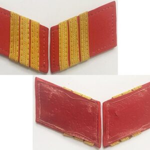 CAM236. P.R. OF KAMPUCHEA ARMY SERGEANT MAJOR COLLAR TABS