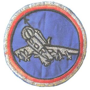 CAM318. STATE OF CAMBODIA AIRFORCE FIGHTER SQN. PATCH, silver wi