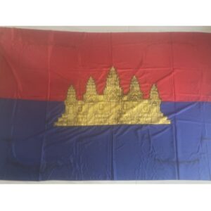 CAM358. STATE OF CAMBODIA FLAG, large size, 2.4 metres x 1.4 met