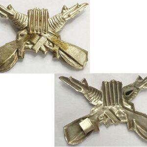 CAM659. CAMBODIA - ANS & ANKI ARMY INFANTRY COLLAR BADGE
