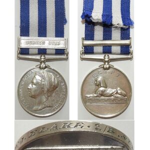 CM0025. EGYPT MEDAL 1882-89	clasp SUAKIN 1885 - 2/E.Surrey Regt.