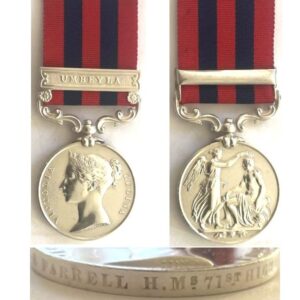 CM0030. INDIA G.S. Bar UMBYELA – 71st Highlanders