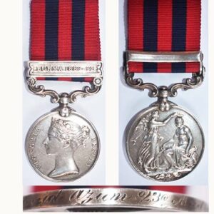 CM0034. INDIA G.S. bar BURMA 1889-92 – 23 Madras Light Infantry