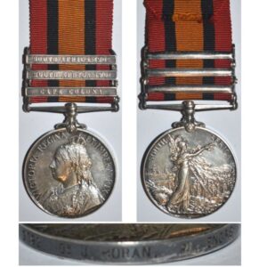 CM0052. QUEENS SOUTH AFRICA Three clasps - Horan, R.E.