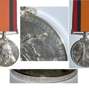 CM0061. QUEEN'S MEDITERRANEAN MEDAL 1899 - 1902. Rl.Mun.Fus