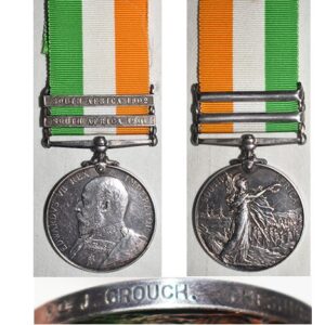 CM0070. KING'S SOUTH AFRICA MEDAL 1902, 2 bars - Cheshire Regt.