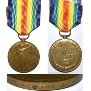 CM0125. VICTORY MEDAL - 29360 CONNELL - KIA Paschendale 4/10/17
