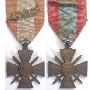FM0188. FRENCH CROIX DE GUERRE, Theatres Exterieur - Bronze palm