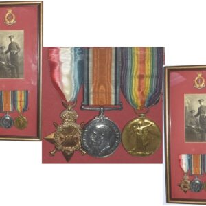 CM0192. 1914/15 STAR TRIO - 57776 PTE. A.A.TILLING, R.A.M.C.