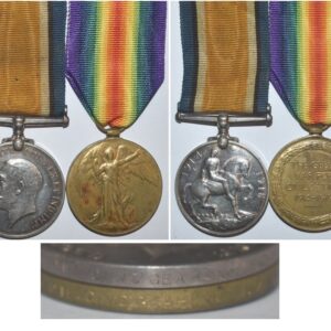 CM0215. WAR & VICTORY MEDAL PAIR - 12/2767 PTE. C.McGEAHAN NZEF