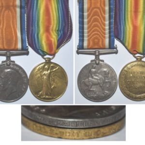 CM0219. WAR & VICTORY MEDAL PAIR - 12661 TPR. E.WHITLEY, NZEF