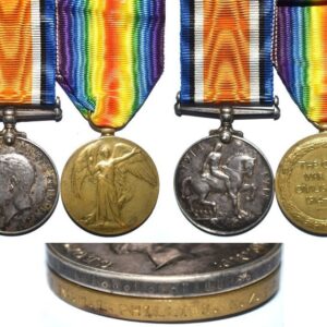 CM0223. WAR & VICTORY MEDAL PAIR - 43873 GNR. W.L.PHILLIPS. NZEF