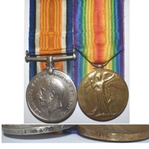 CM0225. WAR & VICTORY MEDAL PAIR - 42953 SPR. W.McANULTY, NZEF