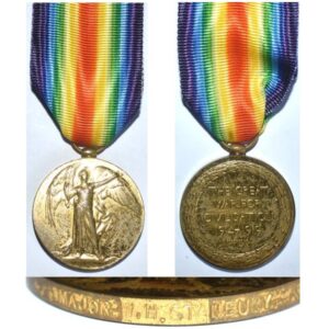CM0285. 1914/19 VICTORY MEDAL - MAJOR W.H.STANBURY