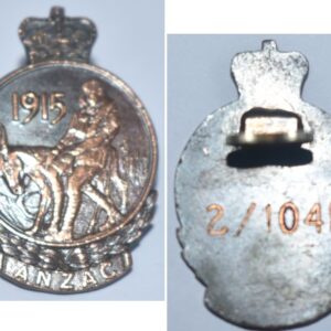 CM0320. GALLIPOLI MEDAL LAPEL BADGE - 2/1041