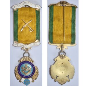 CM0321. 1 NZEF MASONIC ASSOCIATION MEDAL FRANCE 1917