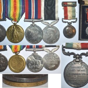 CM0353. WWI / WWII FIVE – 69743 (811066) L/CPI. W.C.WATERS, NZEF