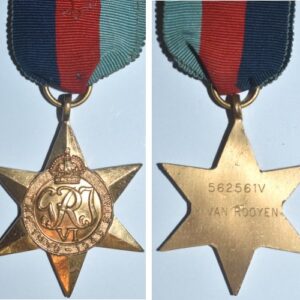 CM0450c. 1939-45 STAR – 562561V H.VAN ROOYEN