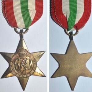 CM0469a. ITALY STAR - 562561V H.VAN ROOYEN