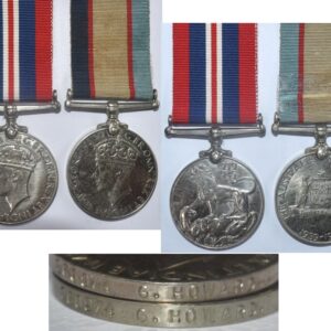 CM0498 AUSTRALIAN WWII PAIR – FLT. LIEUT. 260274 G.HOWARD RAAF