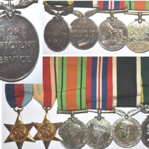 CM0520. WWII GROUP OF SIX – 22244 T/SGT. J.A.BARRON