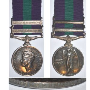 CM0572. G.S.M. 1918-62 GVIR with 2 clasps - RAF