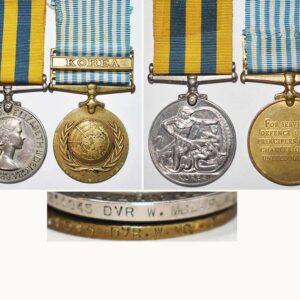 CM0613. BRITISH & UN KOREA PAIR - 211045 DVR. W. MCL. FORD