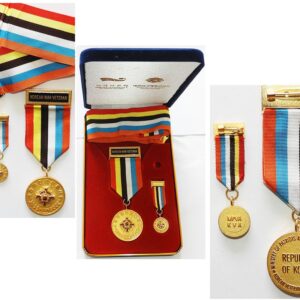 CM0623.KOREAN WAR VETERANS ASSOCIATION MEDAL WITH MINIATURE