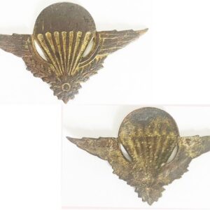 CSF011. CAMBODIA PARACHUTE WINGS – 1990’s period missing pins