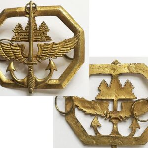 CSF035. CAMBODIA 911 SPECIAL FORCE REGIMENT BERET BADGE, type 2
