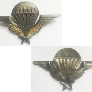 CSF039. FRENCH PARATROOP WINGS, maker marked DREGO GS 1185