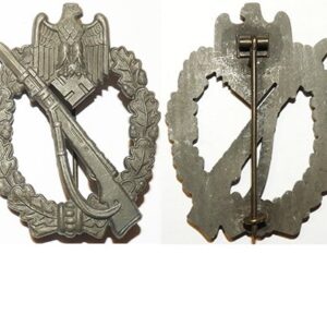 CY030. Copy INFANTRY ASSAULT BADGE IN SILVER, Floch manufacture
