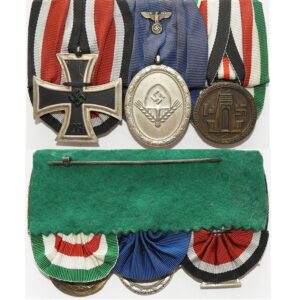 CY066. Copy MOUNTED TRIO – EKII 1939, RAD, Afrika