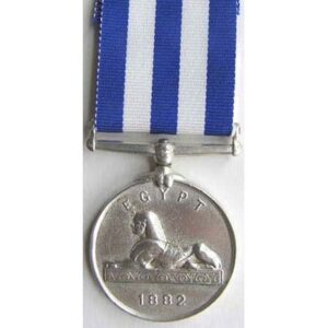CM0457. EGYPT MEDAL 1882, cast sterling silver