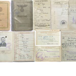 DOC001. GERMAN WWI FLIEGERTRUPPEN MILITARPAS/WWII WEHRPAS